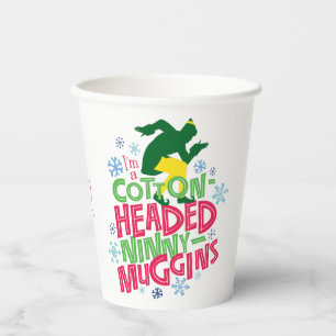 Buddy the Elf Cotton Headed Ninny-Muggins Paper Cups
