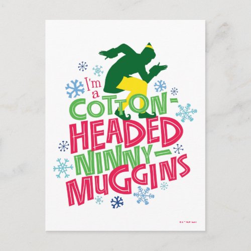 Buddy the Elf  Cotton Headed Ninny_Muggins Postcard