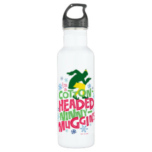 Buddy the Elf   Cotton Headed Ninny-Muggins Stainless Steel Water Bottle
