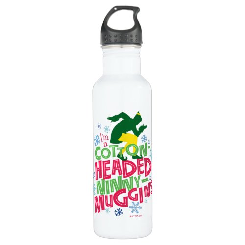 Buddy the Elf  Cotton Headed Ninny_Muggins Stainless Steel Water Bottle