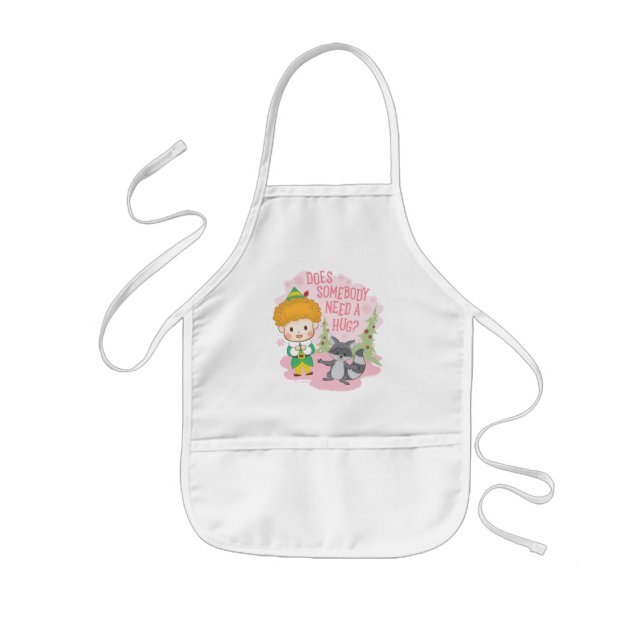 Buddy the Elf Does Somebody Need a Hug? Kids' Apron (Front)