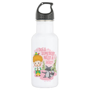Buddy the Elf Does Somebody Need a Hug? Stainless Steel Water Bottle