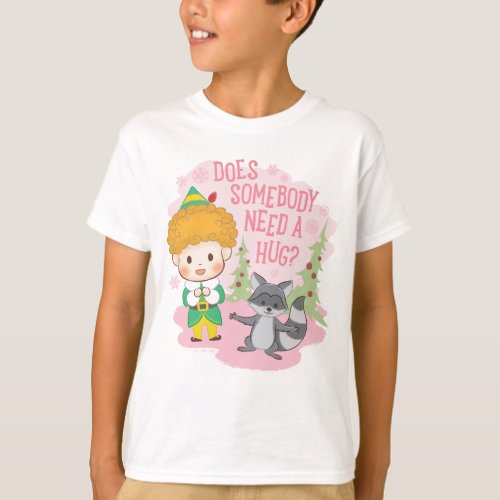 Buddy the Elf Does Somebody Need a Hug T_Shirt