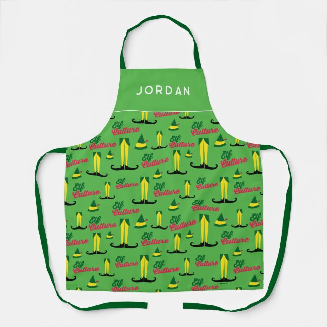 Buddy the Elf | Elf Culture Pattern Apron (Front)