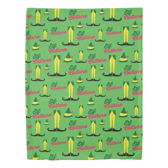 Buddy the Elf | Elf Culture Pattern Duvet Cover (Front)