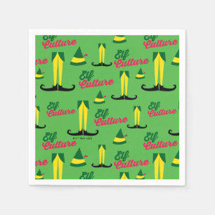 Buddy the Elf Elf Culture Pattern Napkins