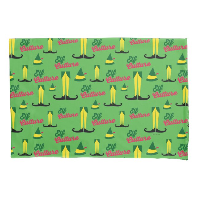 Buddy the Elf | Elf Culture Pattern Pillow Case (Front)