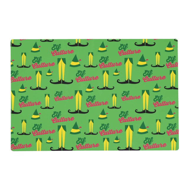 Buddy the Elf | Elf Culture Pattern Placemat (Front)