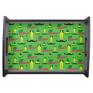 Buddy the Elf   Elf Culture Pattern Serving Tray