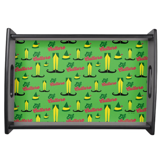 Buddy the Elf | Elf Culture Pattern Serving Tray (Front)