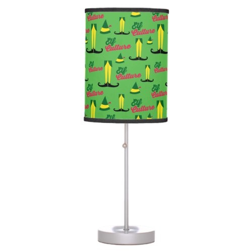 Buddy the Elf  Elf Culture Pattern Table Lamp