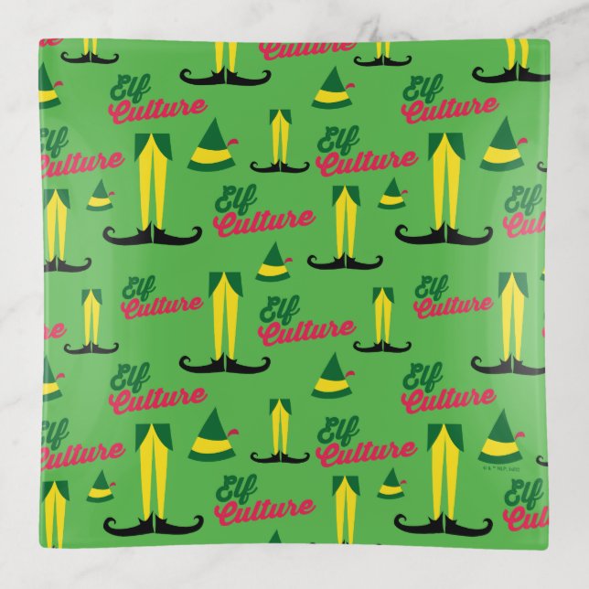 Buddy the Elf | Elf Culture Pattern Trinket Tray (Front)