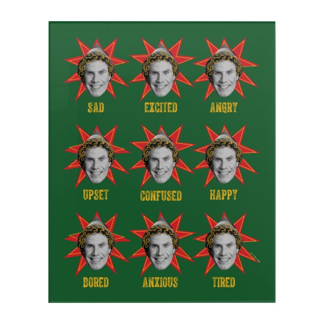 Buddy the Elf | Emotions Acrylic Print (Front)