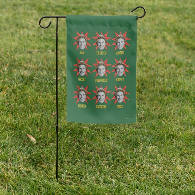 Buddy the Elf | Emotions Garden Flag (In SItu)