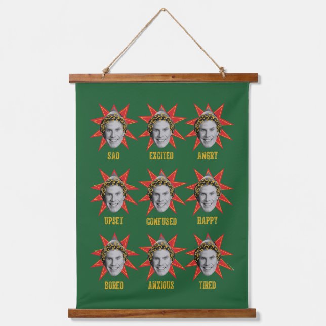 Buddy the Elf | Emotions Hanging Tapestry (Front)