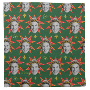 Buddy the Elf Emotions Pattern Cloth Napkin