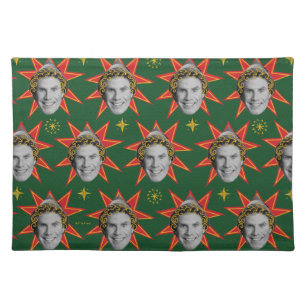 Buddy the Elf Emotions Pattern Cloth Placemat