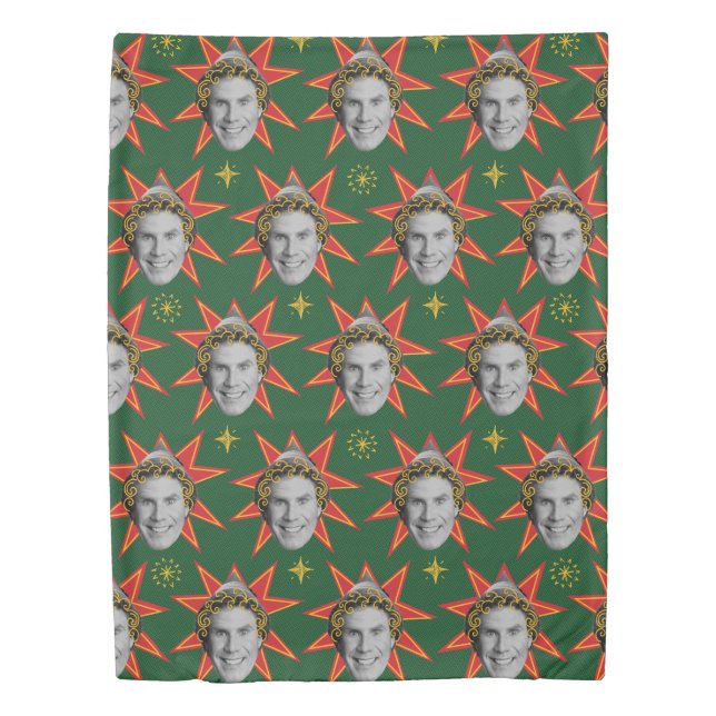 Buddy the Elf Emotions Pattern Duvet Cover (Front)