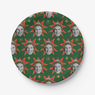 Buddy the Elf Emotions Pattern Paper Plates