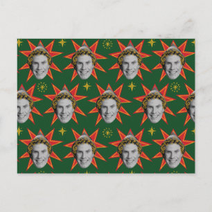 Buddy the Elf Emotions Pattern Postcard