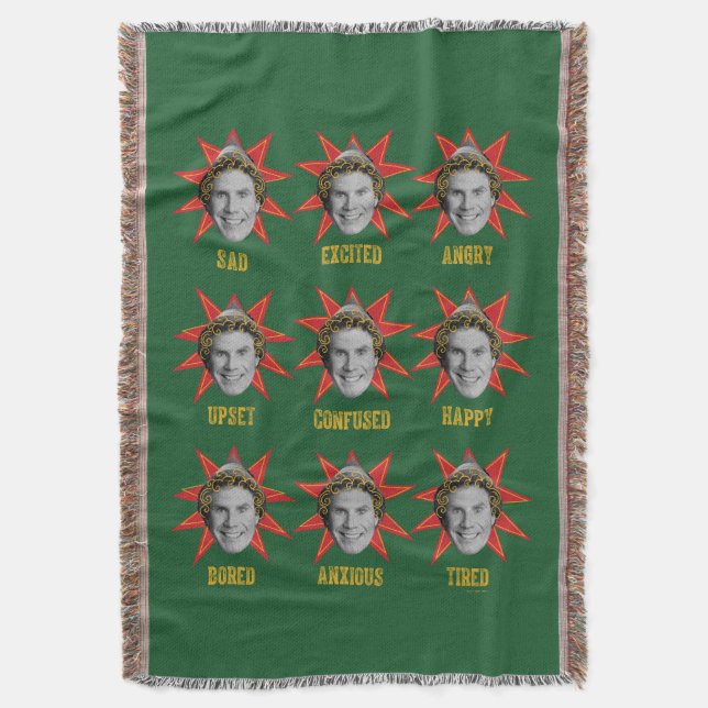 Buddy the Elf | Emotions Throw Blanket (Front Vertical)