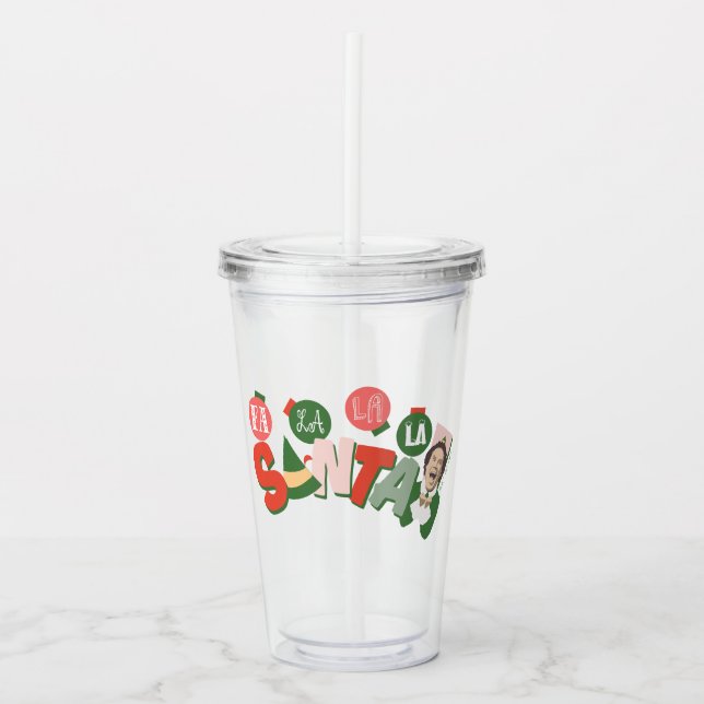 Buddy the Elf | Fa La La La Santa Acrylic Tumbler (Front)