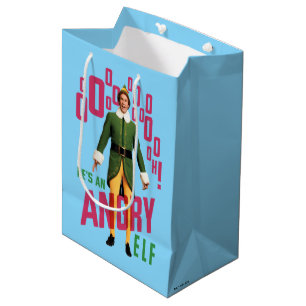 Buddy the Elf He's an Angry Elf Medium Gift Bag