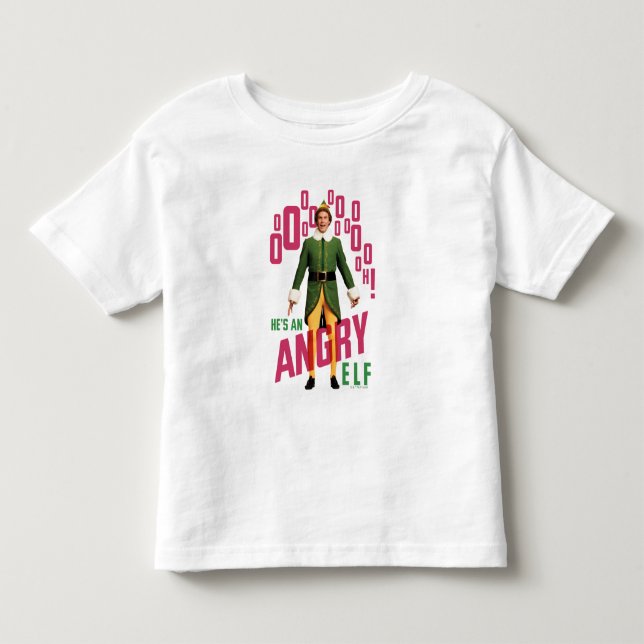 Buddy the Elf | He's an Angry Elf Toddler T-shirt (Front)