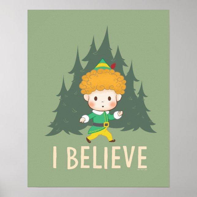 Buddy the Elf I Believe Poster (Front)