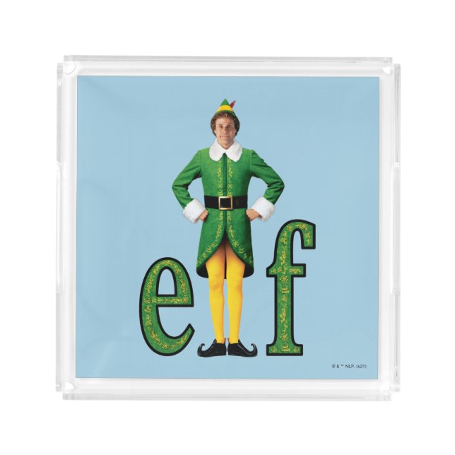 Buddy the Elf Movie Logo Acrylic Tray (Front)