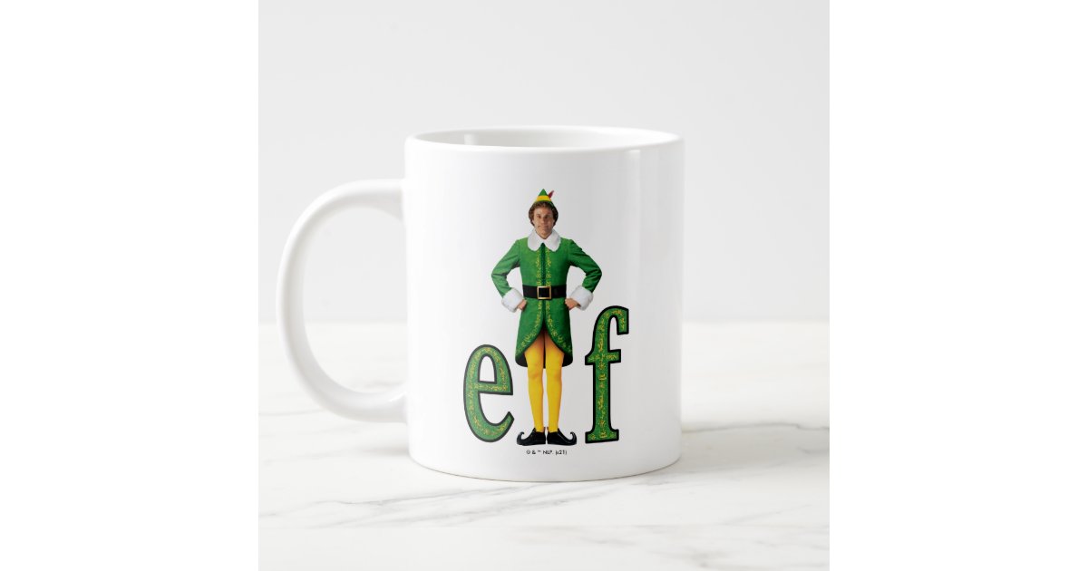 Buddy The Elf Ceramic 20oz OMG Santa Coffee Mug Elf the movie