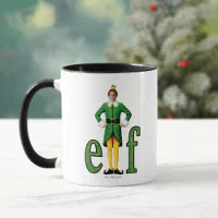 Buddy The Elf Ceramic Travel Mug w/Lid From Elf The Movie