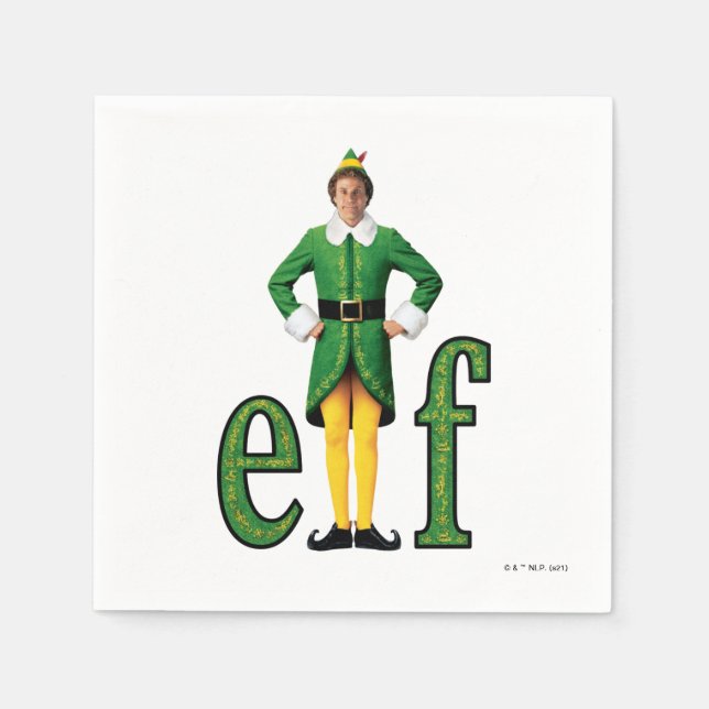 Buddy the Elf Movie Logo Napkins (Front)