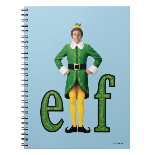 Buddy the Elf Movie Logo Notebook