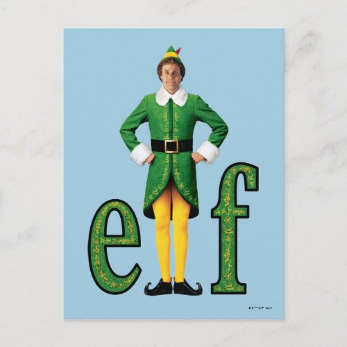 Buddy the Elf Movie Logo Postcard