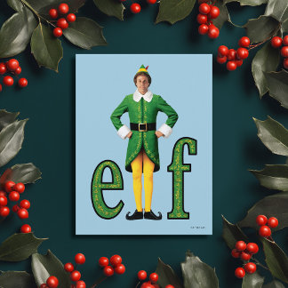 Buddy the Elf Movie Logo Postcard