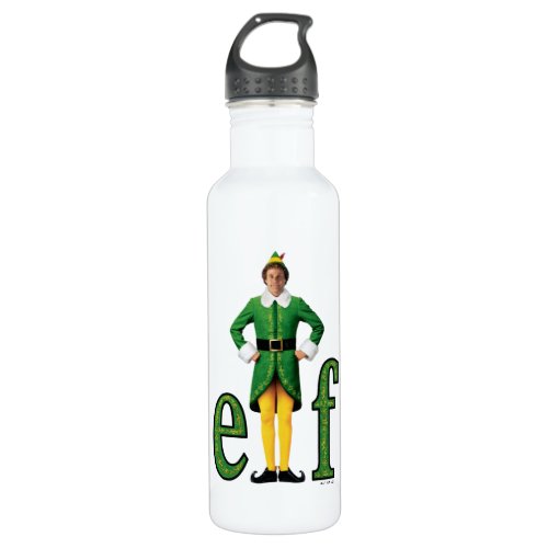 Buddy the Elf Movie Logo Stainless Steel Water Bottle