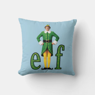 Buddy the Elf Movie Logo Throw Pillow