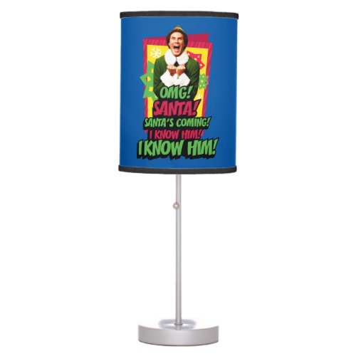 Buddy the Elf  OMG Santa Table Lamp