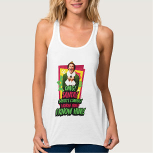 Buddy the Elf   OMG! Santa! Tank Top