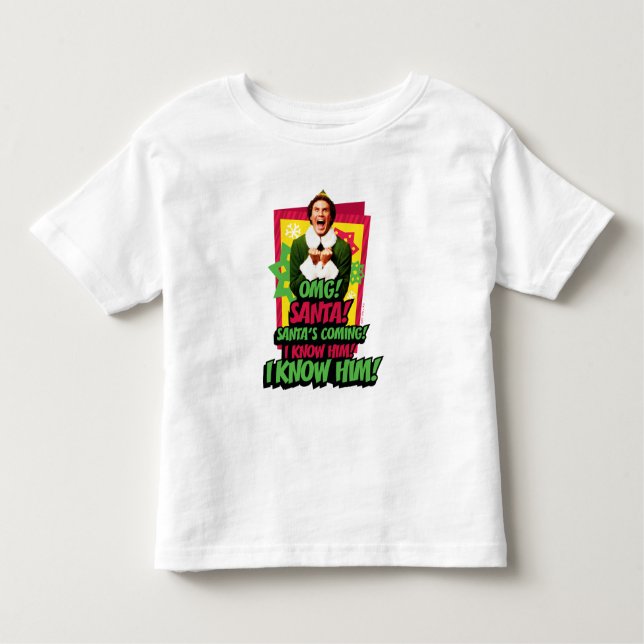 Buddy the Elf | OMG! Santa! Toddler T-shirt (Front)