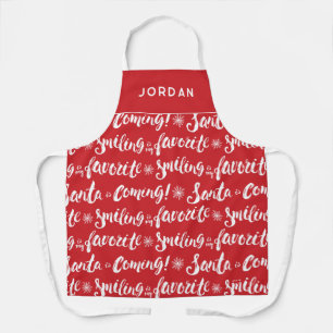 Buddy the Elf   Smiling is my Favorite Pattern Apron