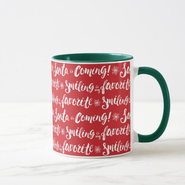 Buddy the Elf | Smiling is my Favorite Pattern Mug (Right)