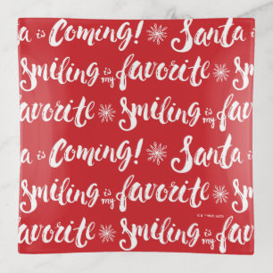 Buddy the Elf   Smiling is my Favorite Pattern Trinket Tray
