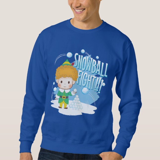 Buddy the Elf Snowball Fight! Sweatshirt (Front)