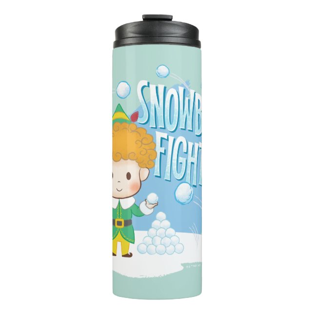 Buddy the Elf Snowball Fight! Thermal Tumbler (Front)