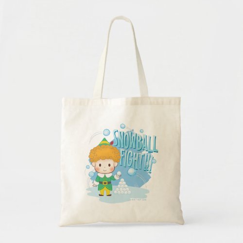 Buddy the Elf Snowball Fight Tote Bag