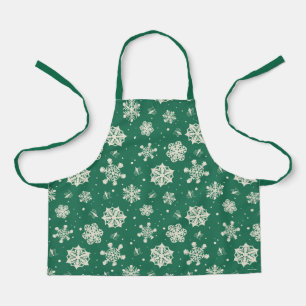 Buddy the Elf Snowflake Pattern Apron