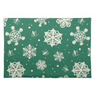 Buddy the Elf Snowflake Pattern Cloth Placemat