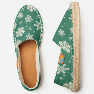Buddy the Elf Snowflake Pattern Espadrilles